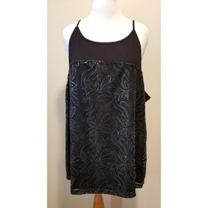 {Lane Bryant} Black Sleeveless Top